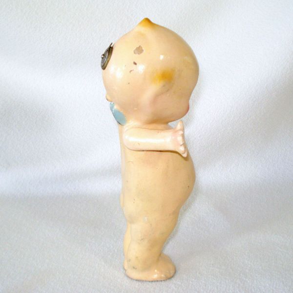 Composition Kewpie Doll Talcum Powder Dispenser Bottle Circa 1917 #5