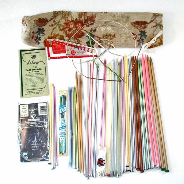 Estate Lot Knitting Needles