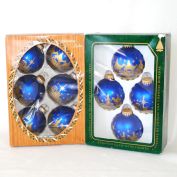 Journey of the Magi Stenciled Scene Christmas Ornaments