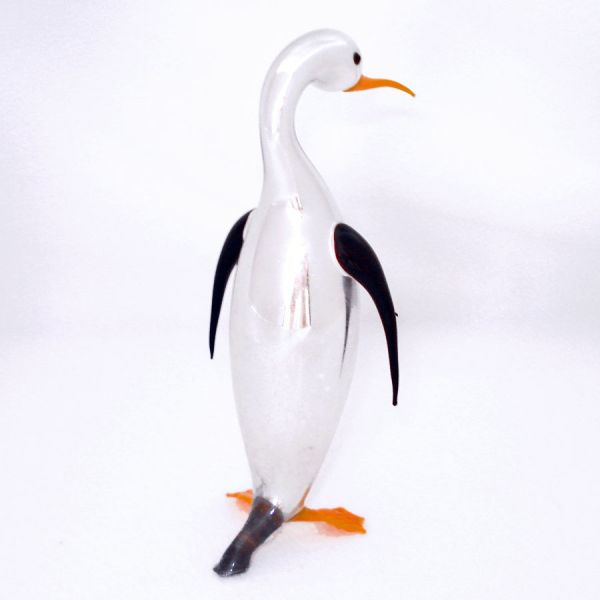 Blown German Bimini Mercury Glass Penguin 5 Inches #4