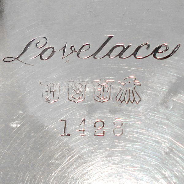 Lovelace 1936 International Silver Reticulated Candy Trinket Dish #2