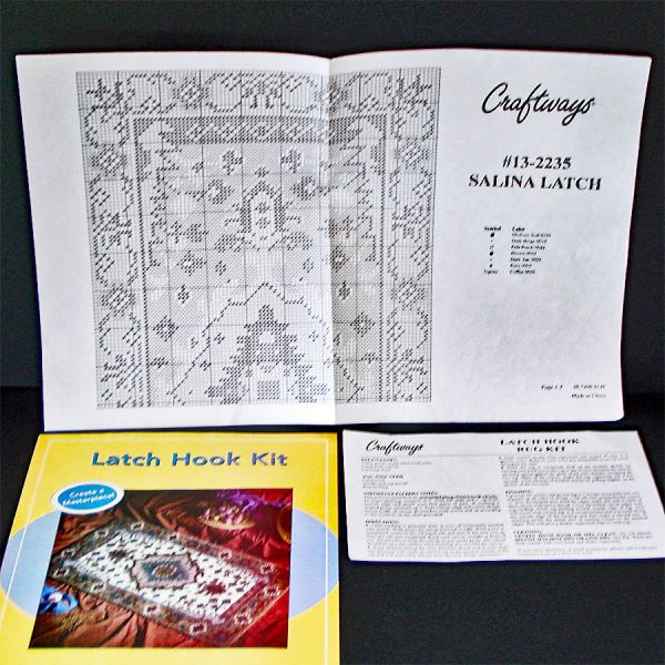 Craftways Salina Persian Style Latch Hook Rug Kit Complete 28 by 53 Inches #4