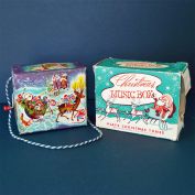1940s Mattel Creations Toy Christmas Crank Music Box