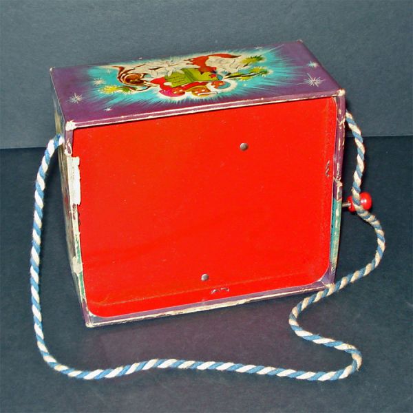 1940s Mattel Creations Toy Christmas Crank Music Box #3