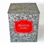 Meadow Gold Dairy Metal Milk Delivery Porch Box