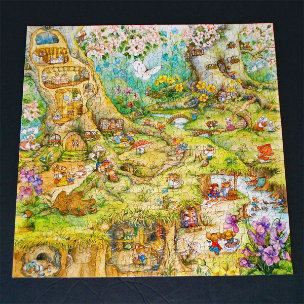 Merry Mousetown Springbok 1984 Jigsaw Puzzle Complete #2