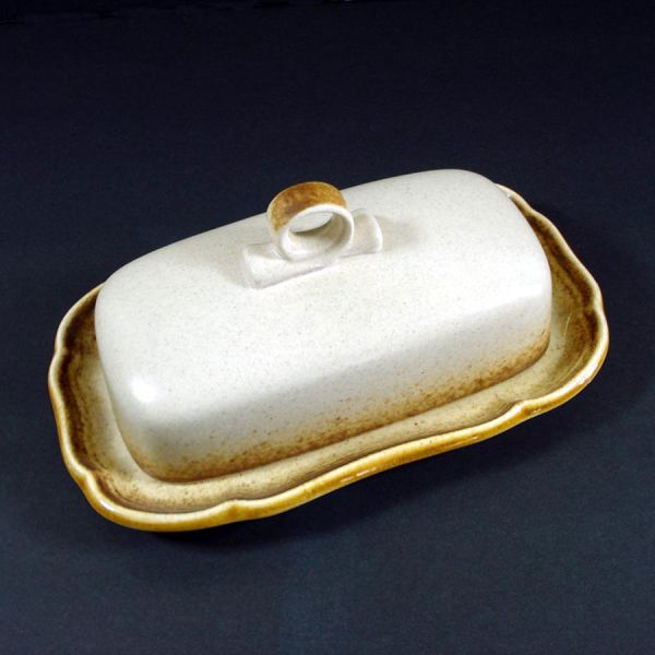 Mikasa Whole Wheat Covered Butter Dish #2