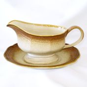Mikasa Whole Wheat Gravy Boat With Underplate