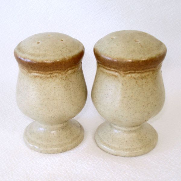 Mikasa Whole Wheat Salt and Pepper Shakers