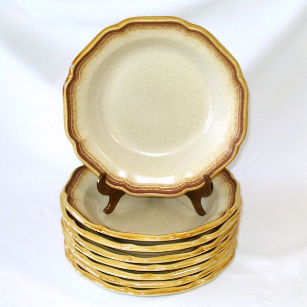 Mikasa Whole Wheat Soup or Salad Bowls Set 4 #3