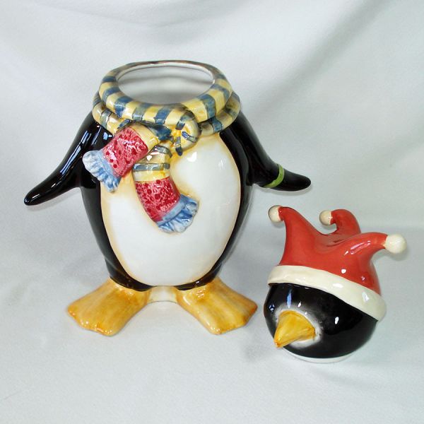 Oneida Penguin Ceramic Cookie Jar #4