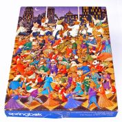 Party Animals Springbok Jigsaw Puzzle Complete