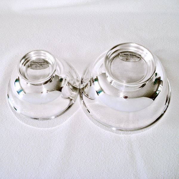 Pair Reed & Barton Silverplate Revere Bowls #3