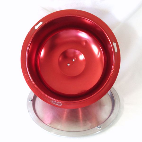 Mid Century Regal Red Aluminum Cake Saver Carrier #3