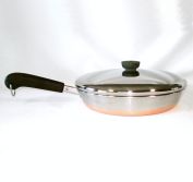Revere Copper Clad Stainless Steel 10 Inch Skillet With Lid