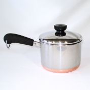 Revere Copper Clad Stainless 1.5 Qt Tall Covered Saucepan