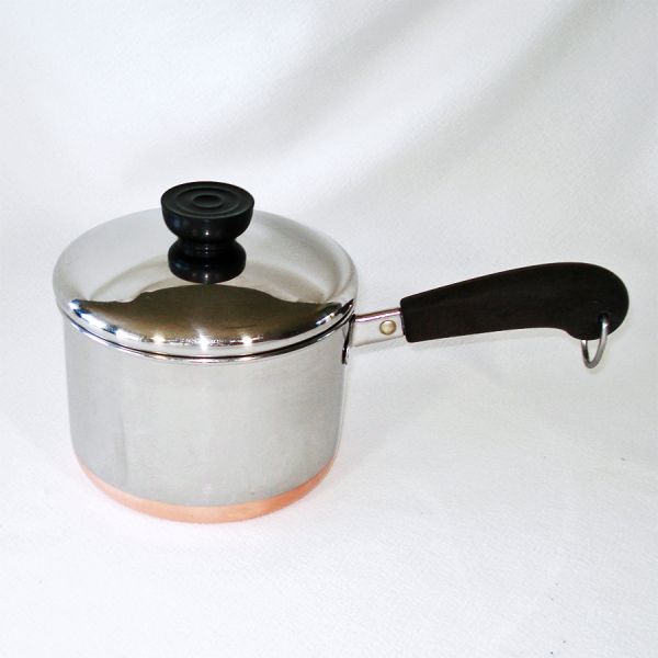 Revere Copper Clad Stainless 1.5 Qt Tall Covered Saucepan #2