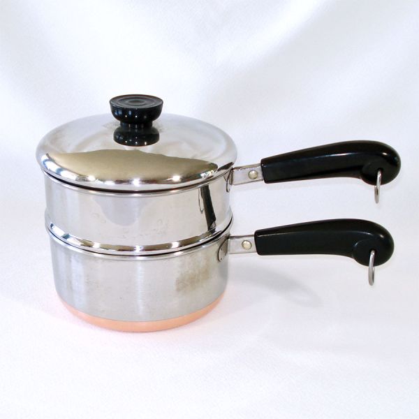 Revere Copper Clad Stainless 1.5 Qt Steamer Saucepan #2