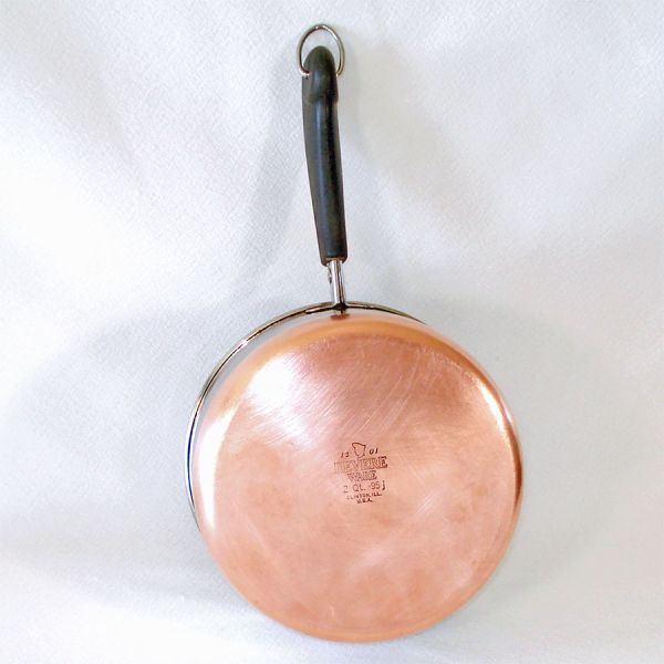 Revere Copper Clad Stainless 2 Qt Steamer Saucepan #3