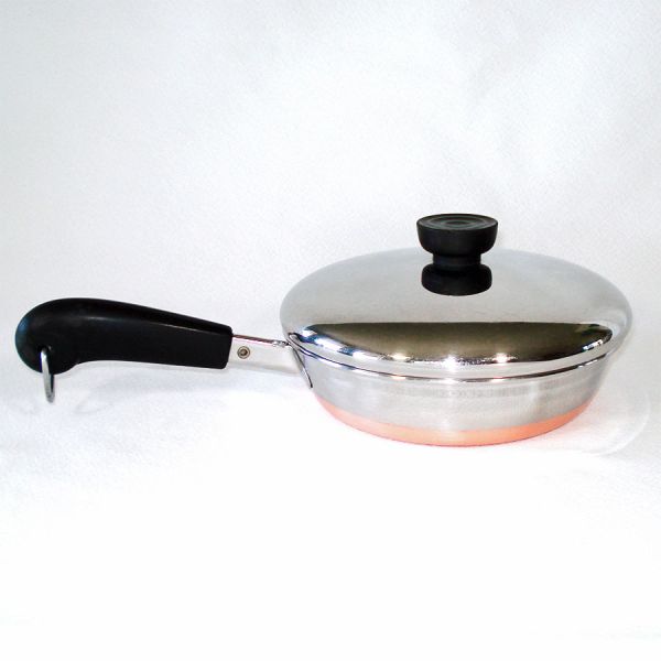 Revere Ware Copper Clad Stainless 7 Inch Covered Skillet #2