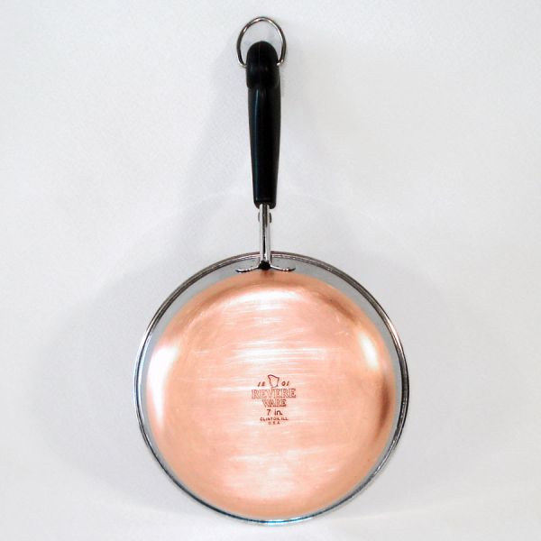 Revere Ware Copper Clad Stainless 7 Inch Covered Skillet #4