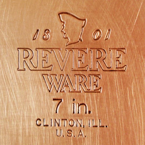 Revere Ware Copper Clad Stainless 7 Inch Covered Skillet #5