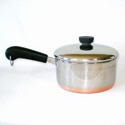 Revere Ware Copper Clad Stainless Steel 2 Qt Covered Saucepan