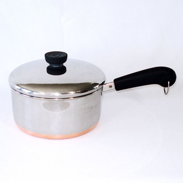 Revere Ware Copper Clad Stainless Steel 2 Qt Covered Saucepan #2