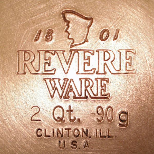 Revere Ware Copper Clad Stainless Steel 2 Qt Covered Saucepan #5