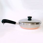 Revere Ware Copper Clad Stainless 9 Inch Covered Skillet