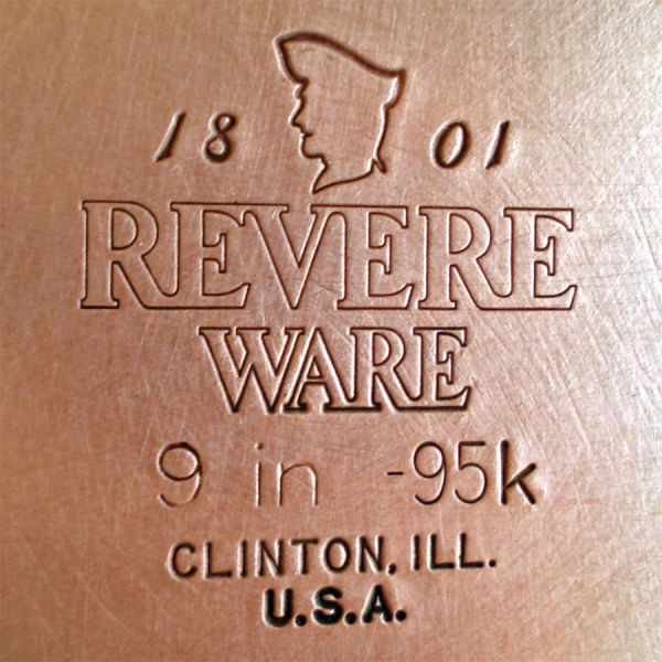 Revere Ware Copper Clad Stainless 9 Inch Covered Skillet #5
