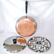 Revere Ware Copper Clad 10 Inch Egg Poacher Skillet