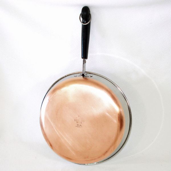 Revere Ware Copper Clad 10 Inch Egg Poacher Skillet #4