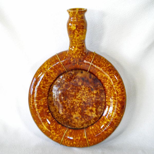 American Rockingham Antique Ring Bedpan - Museum Collection Match #2