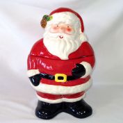 Ceramic Santa Claus Christmas Cookie Jar
