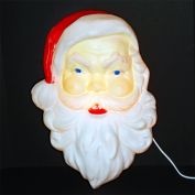 Christmas Santa Face 22 inch Light Up Blow Mold Union Products