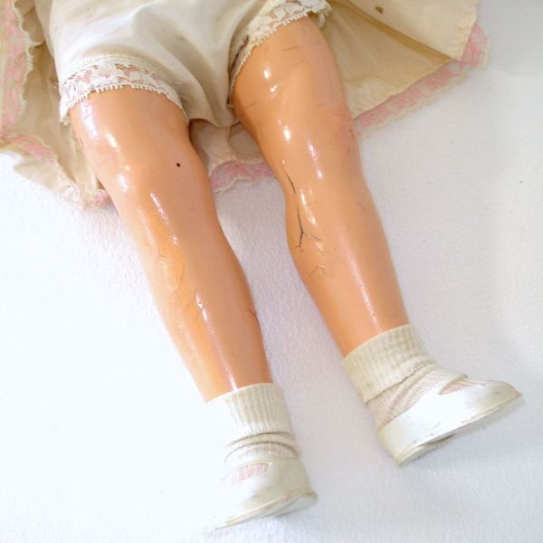 Ideal 1930s Composition 18 Inch Shirley Temple Doll #7