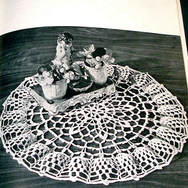 American Thread Crochet Flower Doilies Pattern Booklet #3