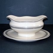 Syracuse Old Ivory Nimbus Platinum Gravy Boat