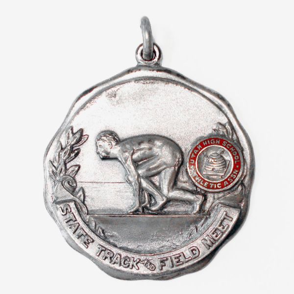 1937 Sterling Silver Utah Track and Field Sports Medal