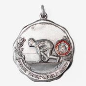 1937 Sterling Silver Utah Track and Field Sports Medal