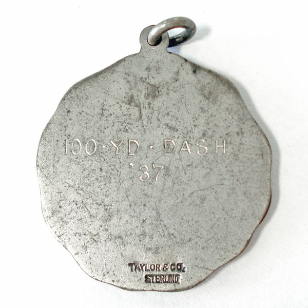 1937 Sterling Silver Utah Track and Field Sports Medal #2