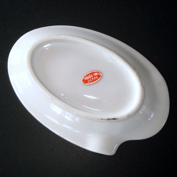 Violets 1950s Set 4 Stacking Personal Ashtrays #2