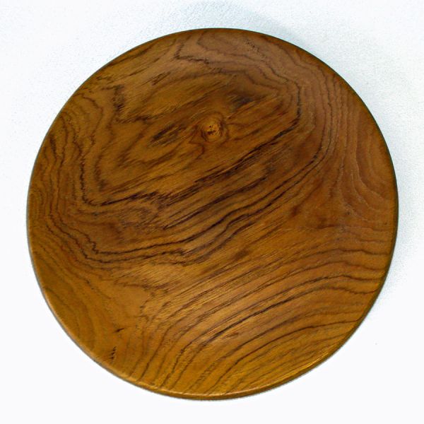 Mid Century Monkey Pod 3 Wooden Trays, Plates #2