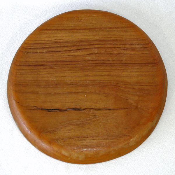 Mid Century Monkey Pod 3 Wooden Trays, Plates #5
