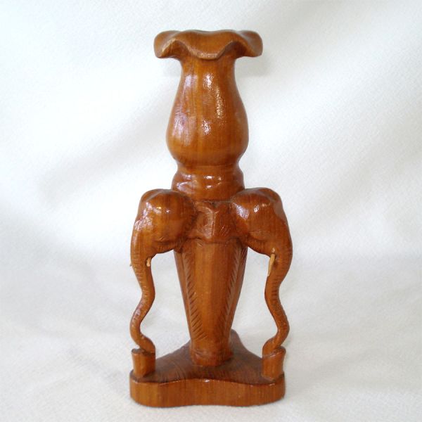 Mid Century Monkey Pod 3 Wooden Trays, Plates #8