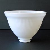 Milk Glass 8 Inch Bell Torchiere Lamp Shade 2.25 inch Fitter