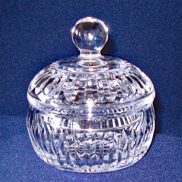 Waterford Crystal Vanity Covered Powder or Trinket Jar