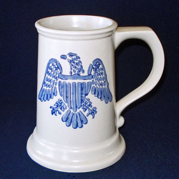 Pfaltzgraff Yorktowne Stoneware Eagle Beer Stein #3